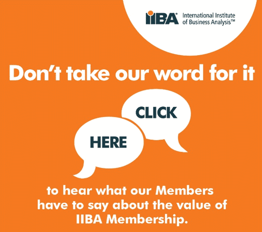 IIBA Don't take our word for it ... click here.